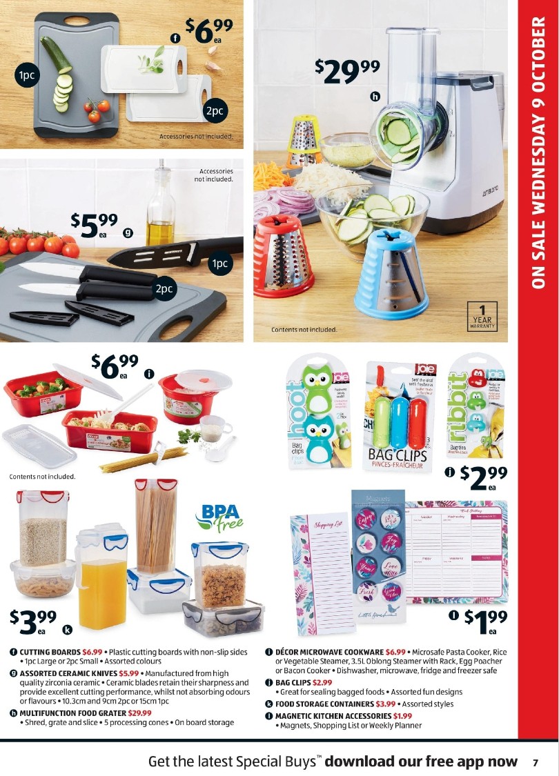 ALDI Catalogues from 9 October