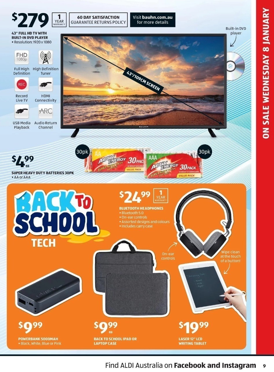 ALDI Catalogues from 8 January