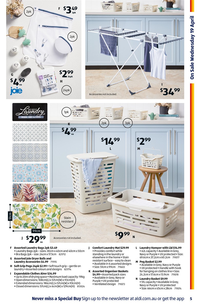 ALDI Catalogues from 19 April