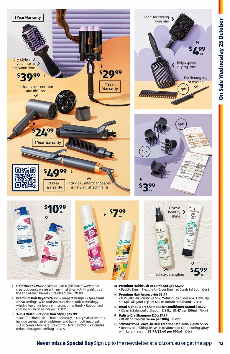 ALDI Catalogues from 25 October