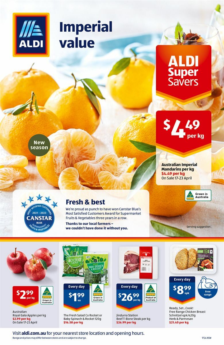 ALDI Catalogues from 24 April