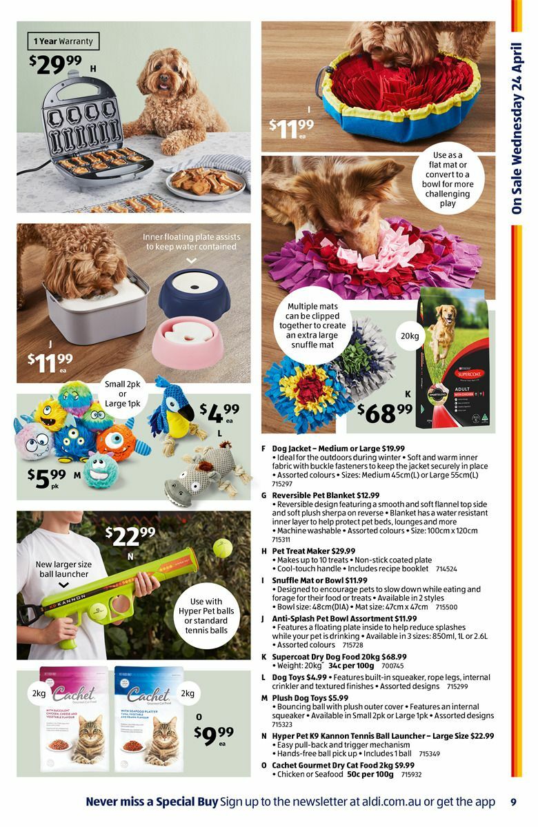 ALDI Catalogues from 24 April