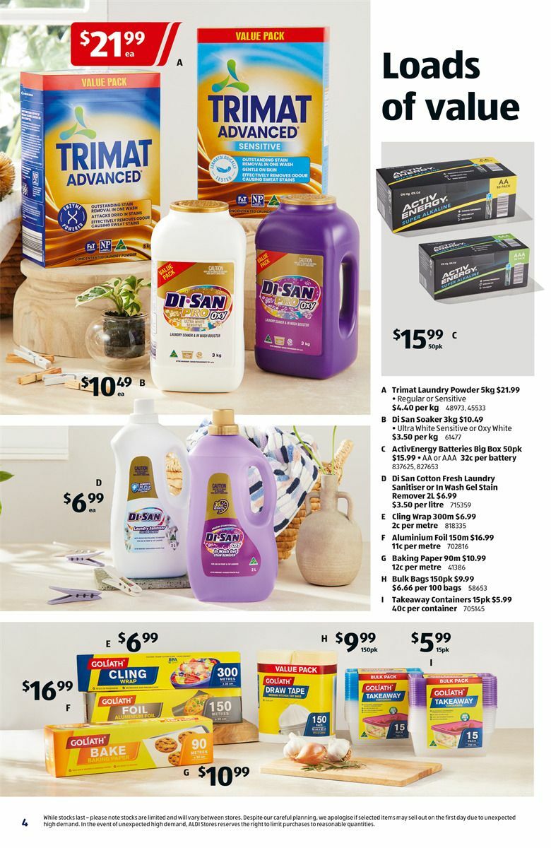 ALDI Catalogues from 17 July