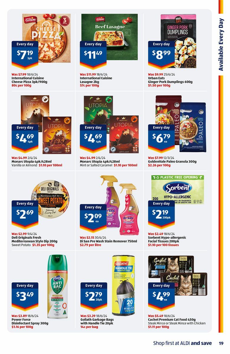 ALDI Catalogues from 31 July