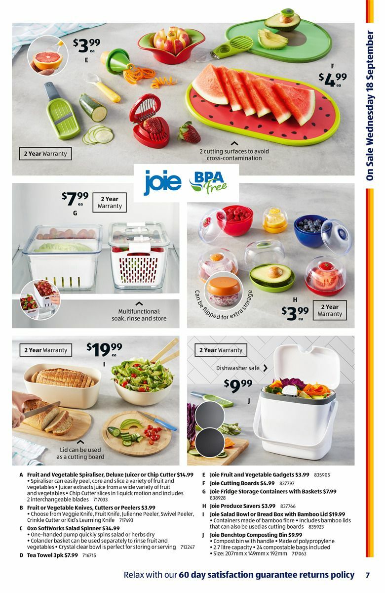 ALDI Catalogues from 18 September