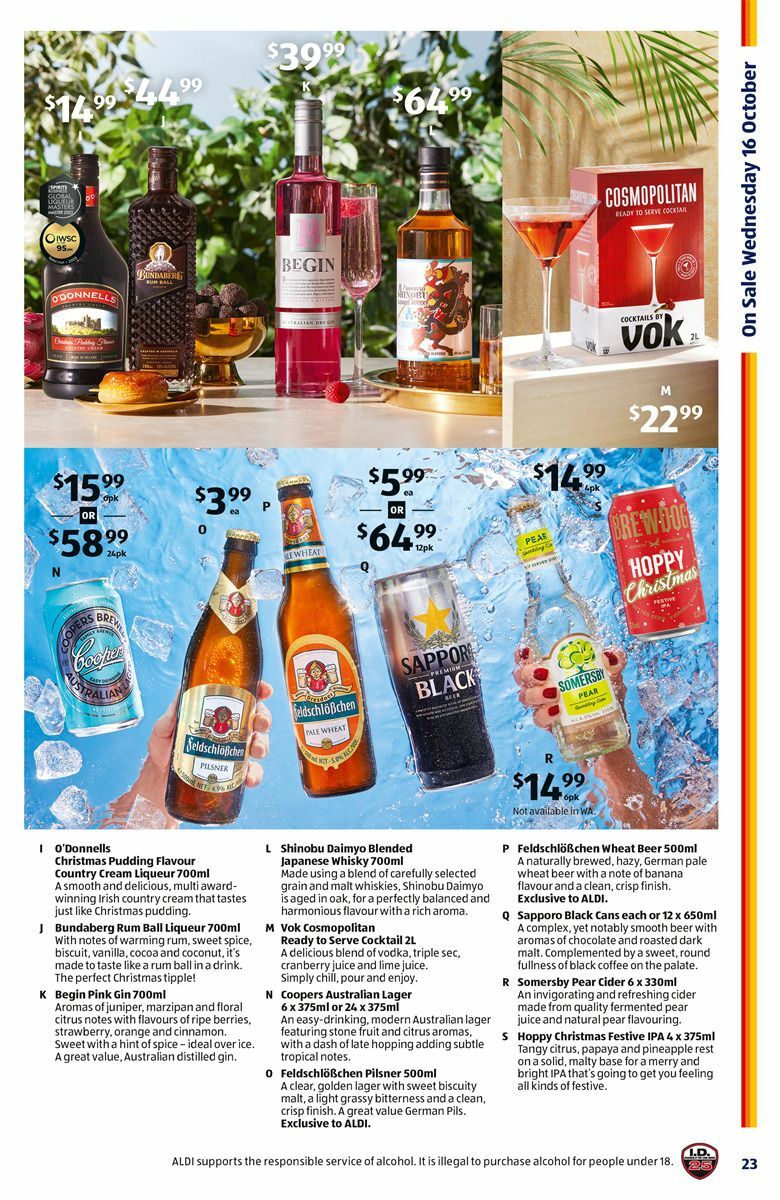 ALDI Catalogues from 16 October