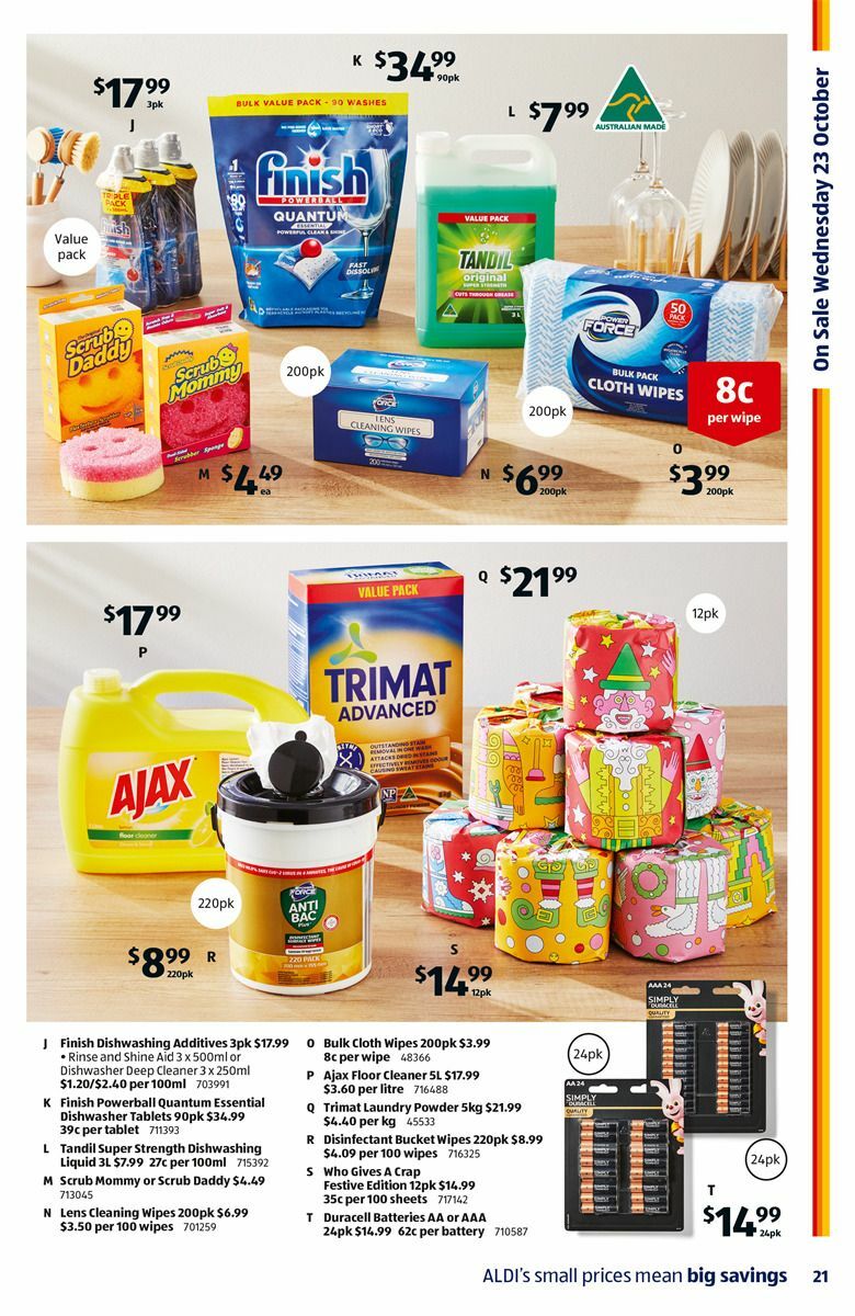 ALDI Catalogues from 23 October