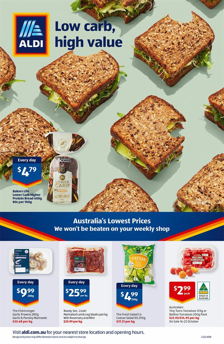 ALDI Catalogues from 23 October