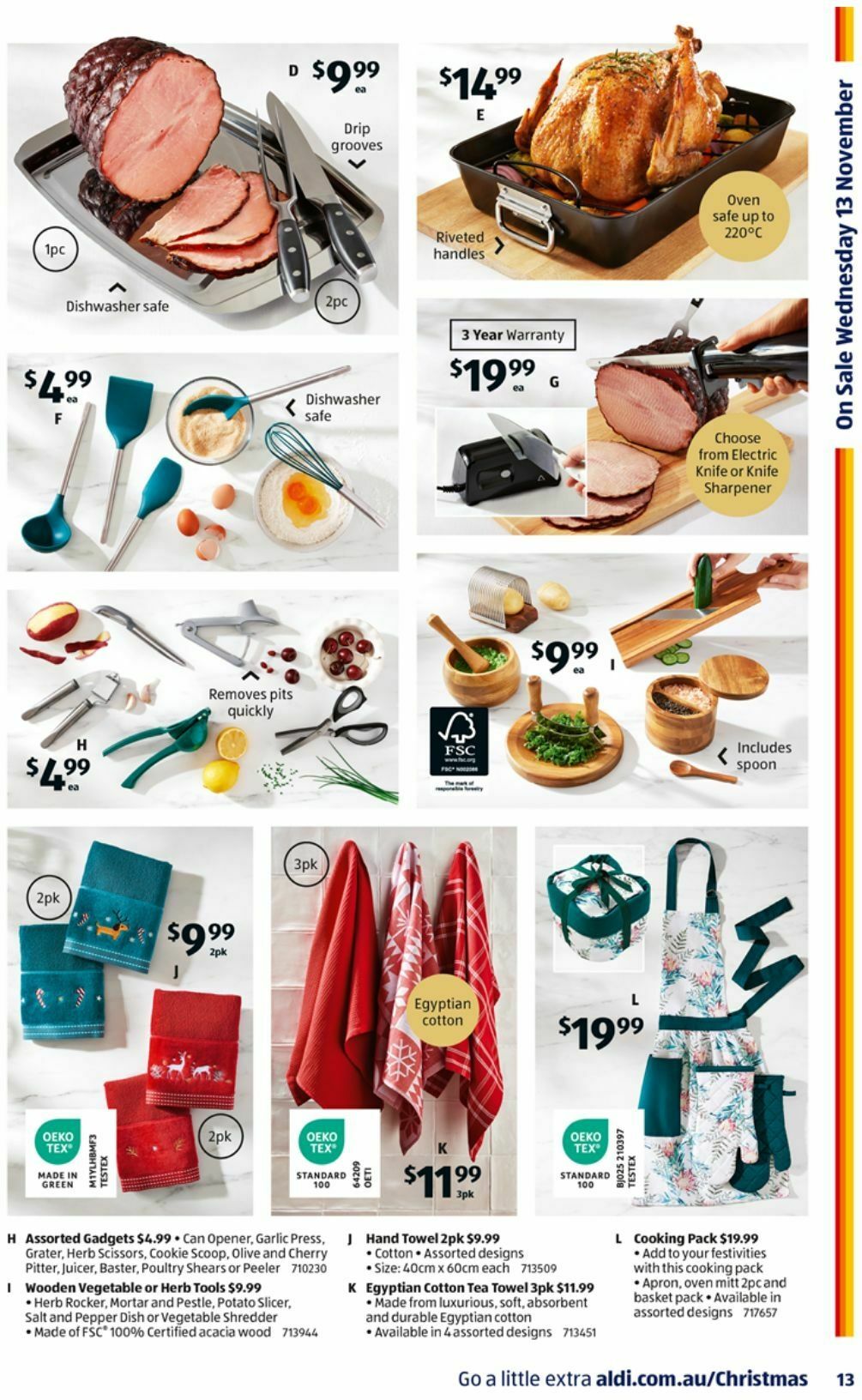 ALDI Catalogues from 13 November