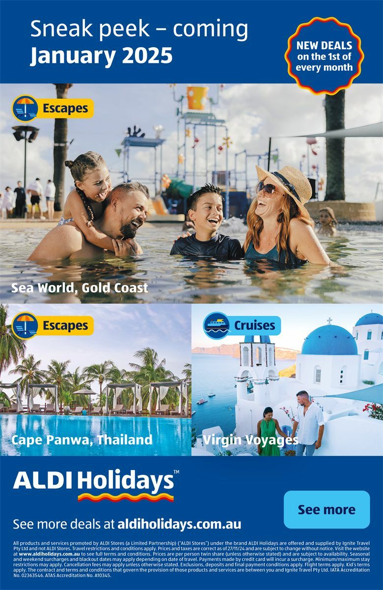 ALDI Here for the Summer Catalogues from 4 December