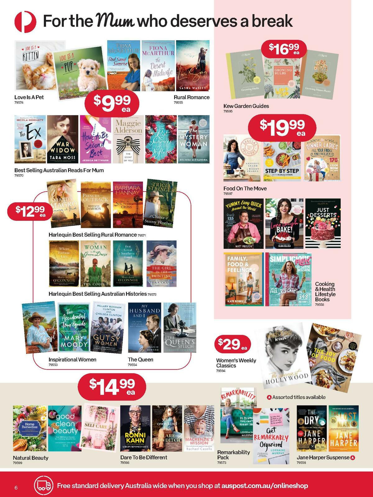 Australia Post Catalogues from 12 April