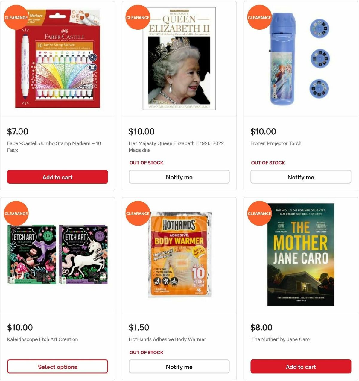 Australia Post Clearance Catalogues from 23 September