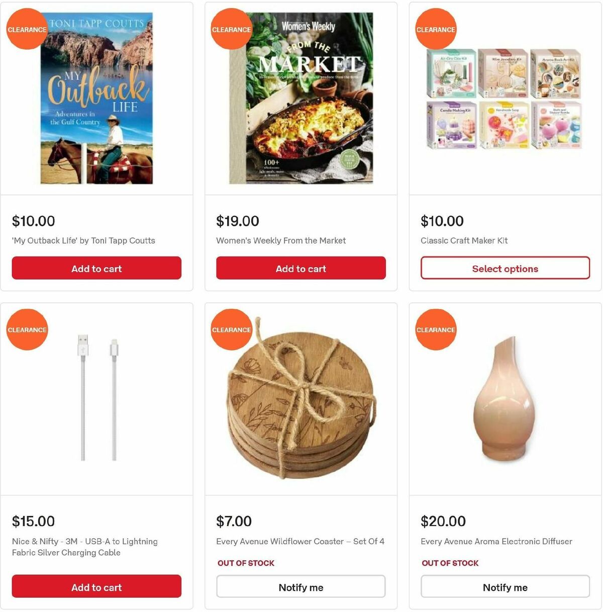 Australia Post Clearance Catalogues from 23 September