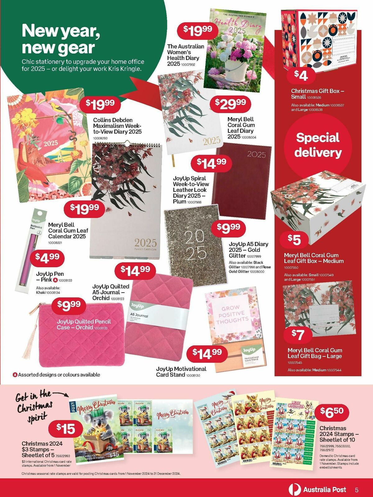 Australia Post Catalogues from 16 October