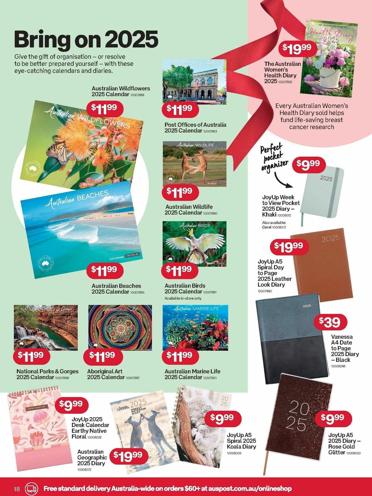 Australia Post Catalogues from 13 November