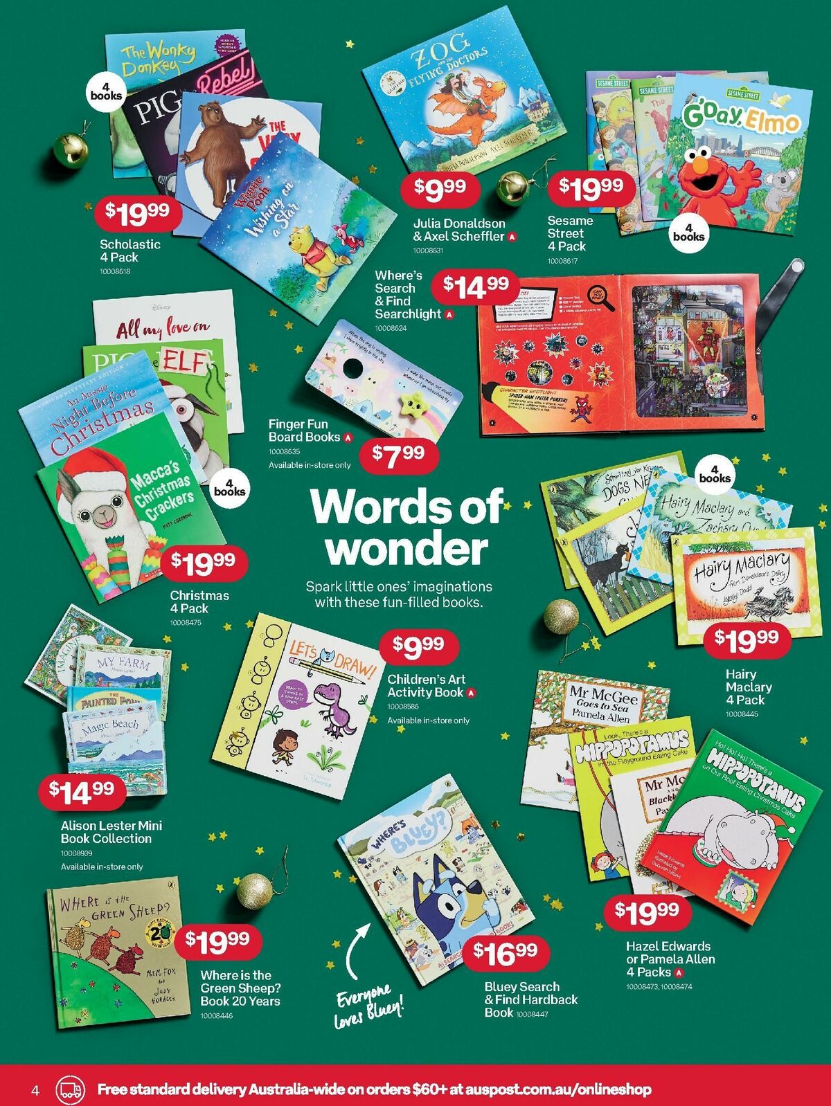 Australia Post Catalogues from 13 November