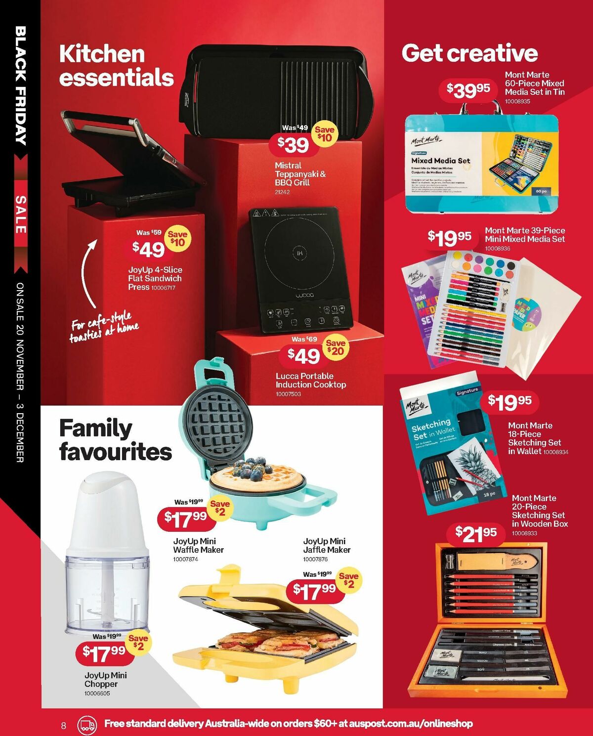 Australia Post Black Friday Catalogues from 20 November