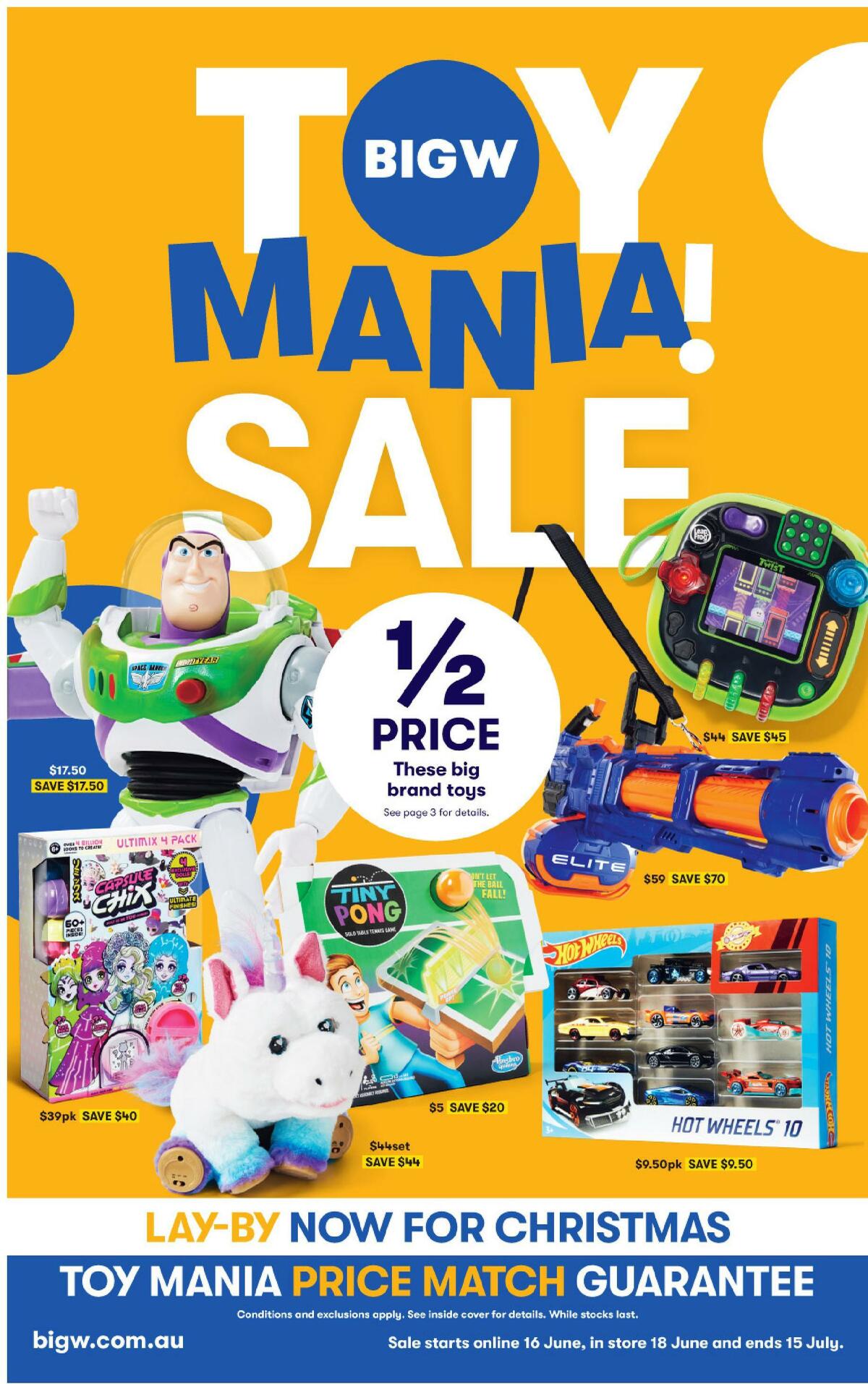 Big W Toy Mania Sale! Catalogues from 16 June