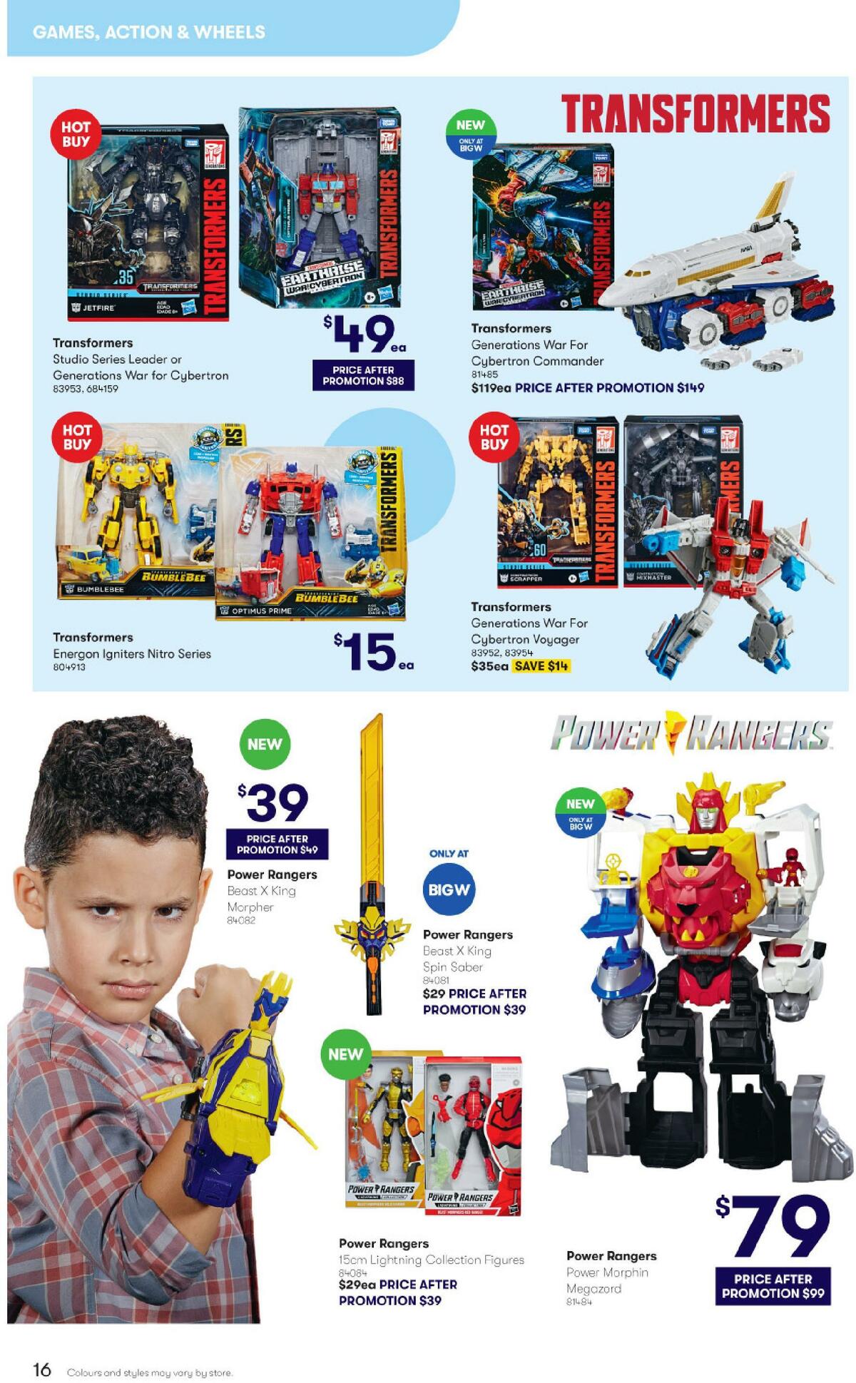 Big W Toy Mania Sale! Catalogues from 16 June