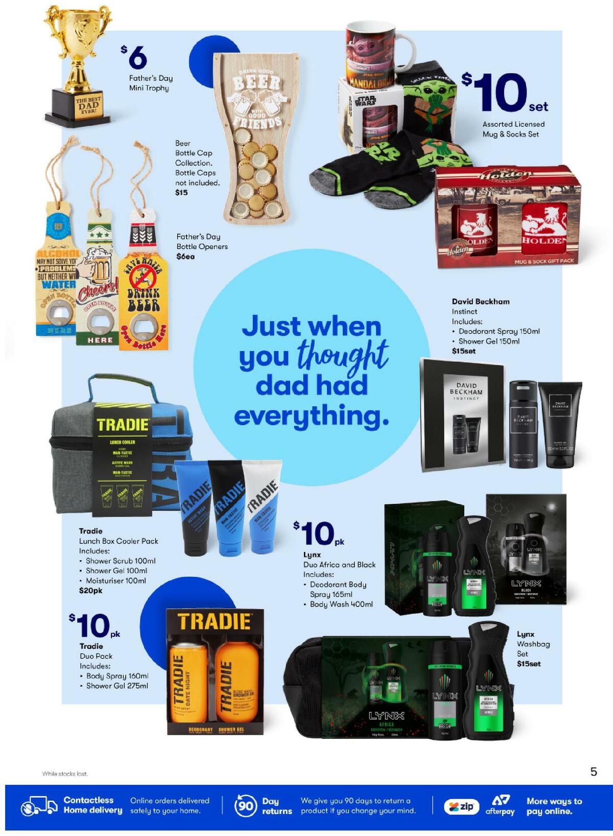 Big W Father's Day Catalogues from 27 August