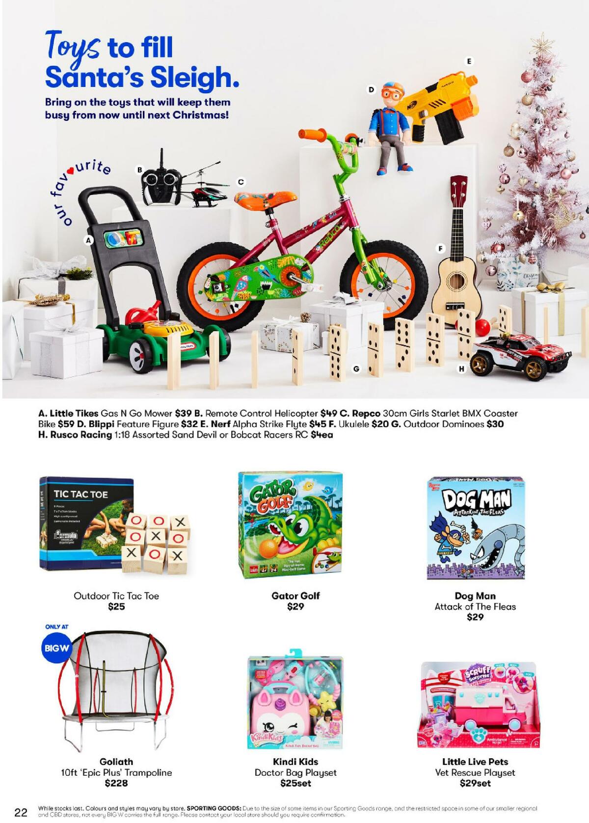 Big W Bring on Christmas Catalogues from 1 November