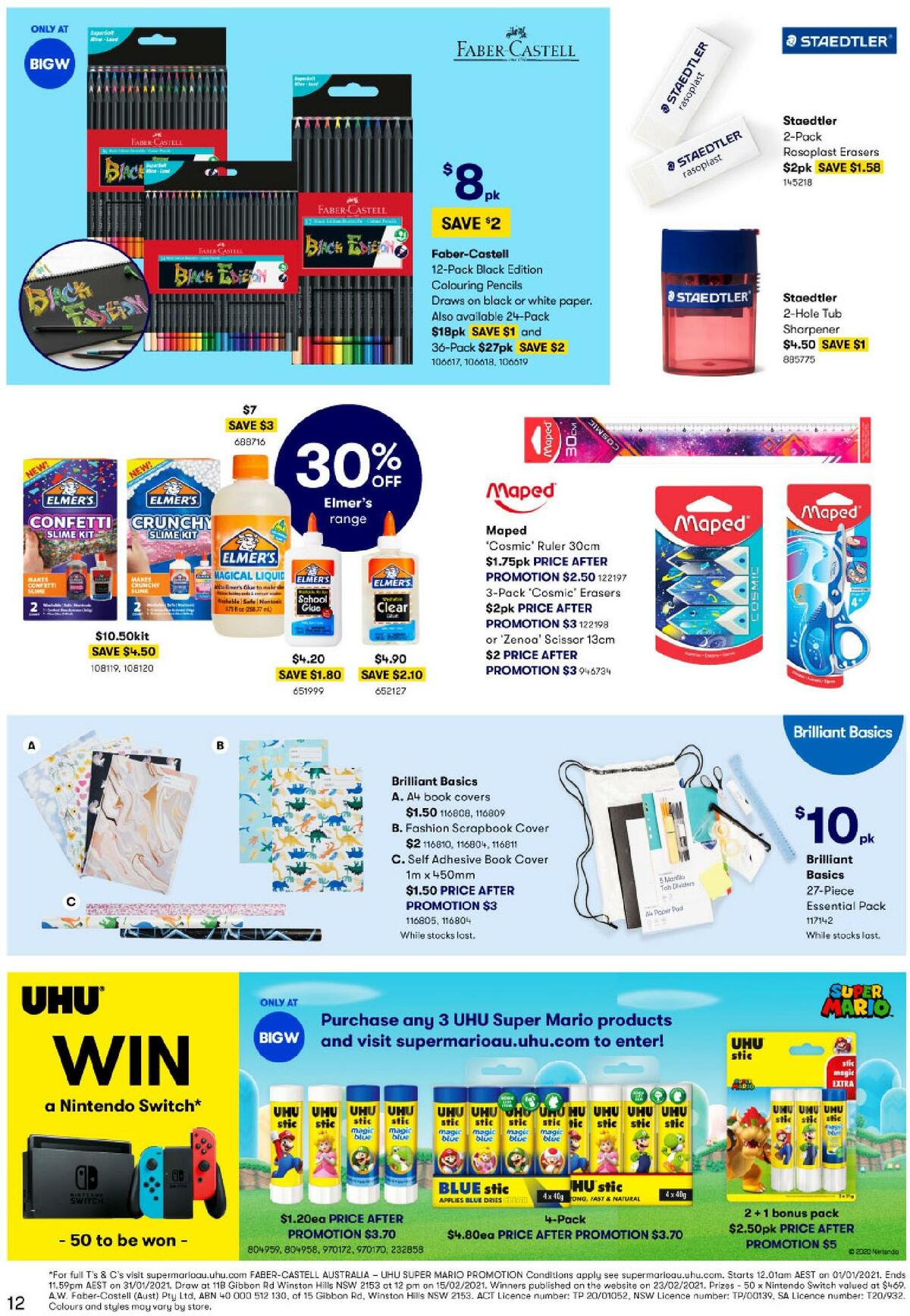 Big W Back to School Catalogues from 14 January