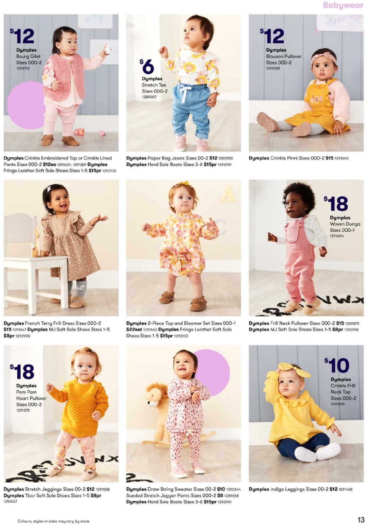 Big W Bub & Me Catalogues from 28 January