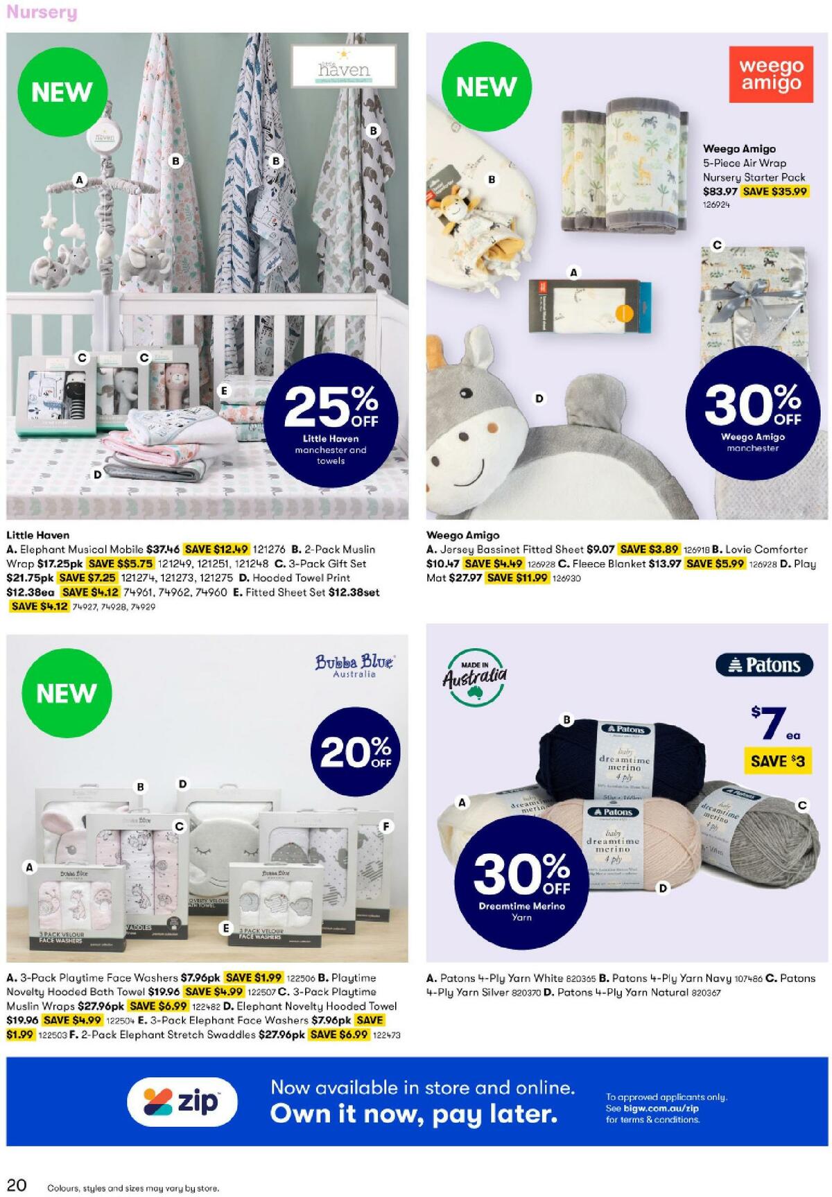 Big W Bub & Me Catalogues from 28 January