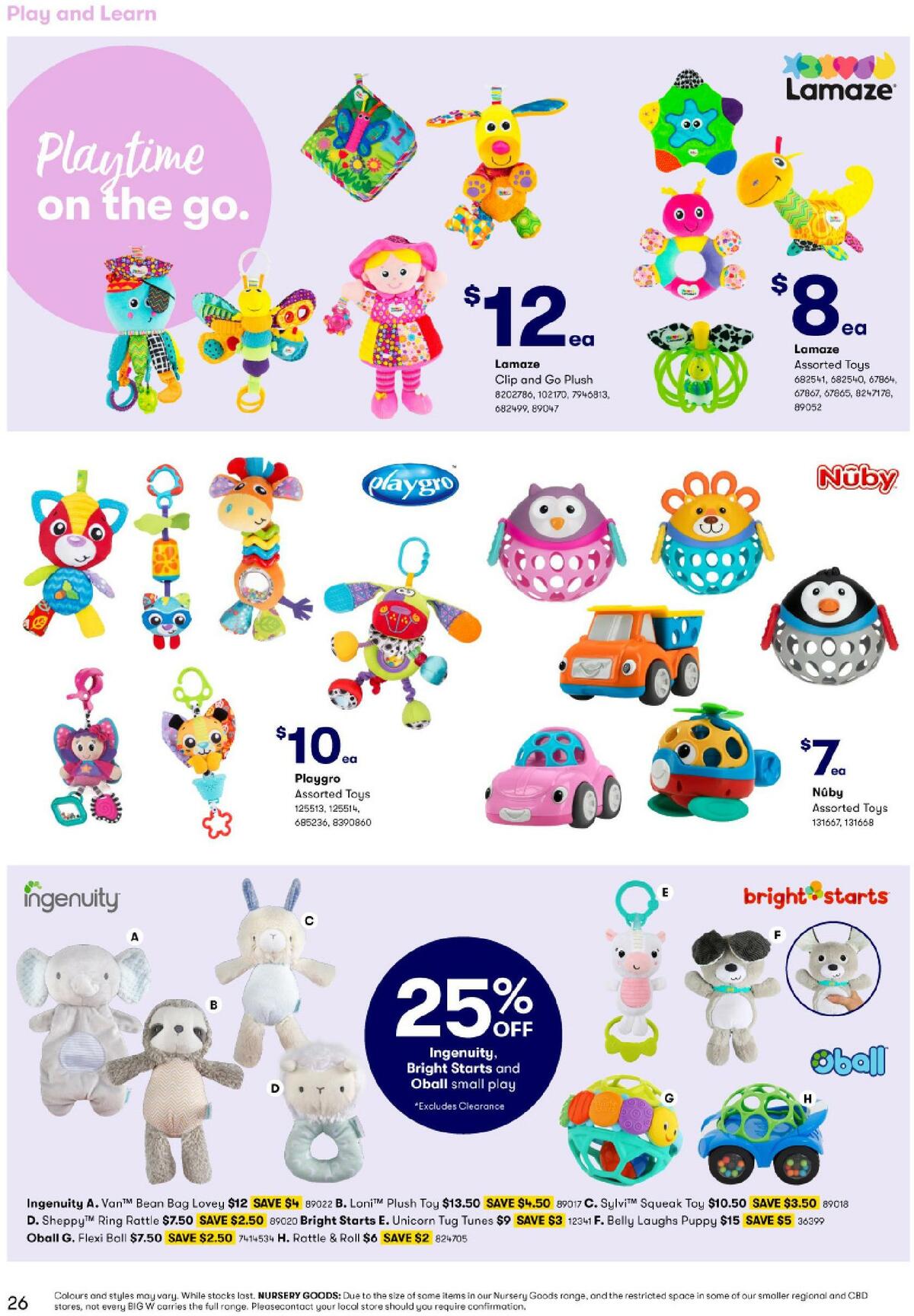 Big W Bub & Me Catalogues from 28 January