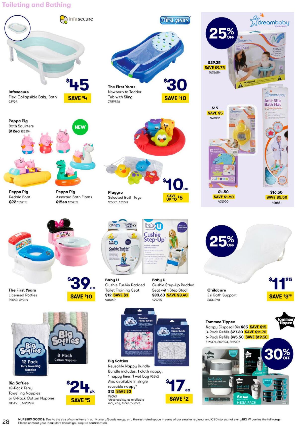 Big W Bub & Me Catalogues from 28 January