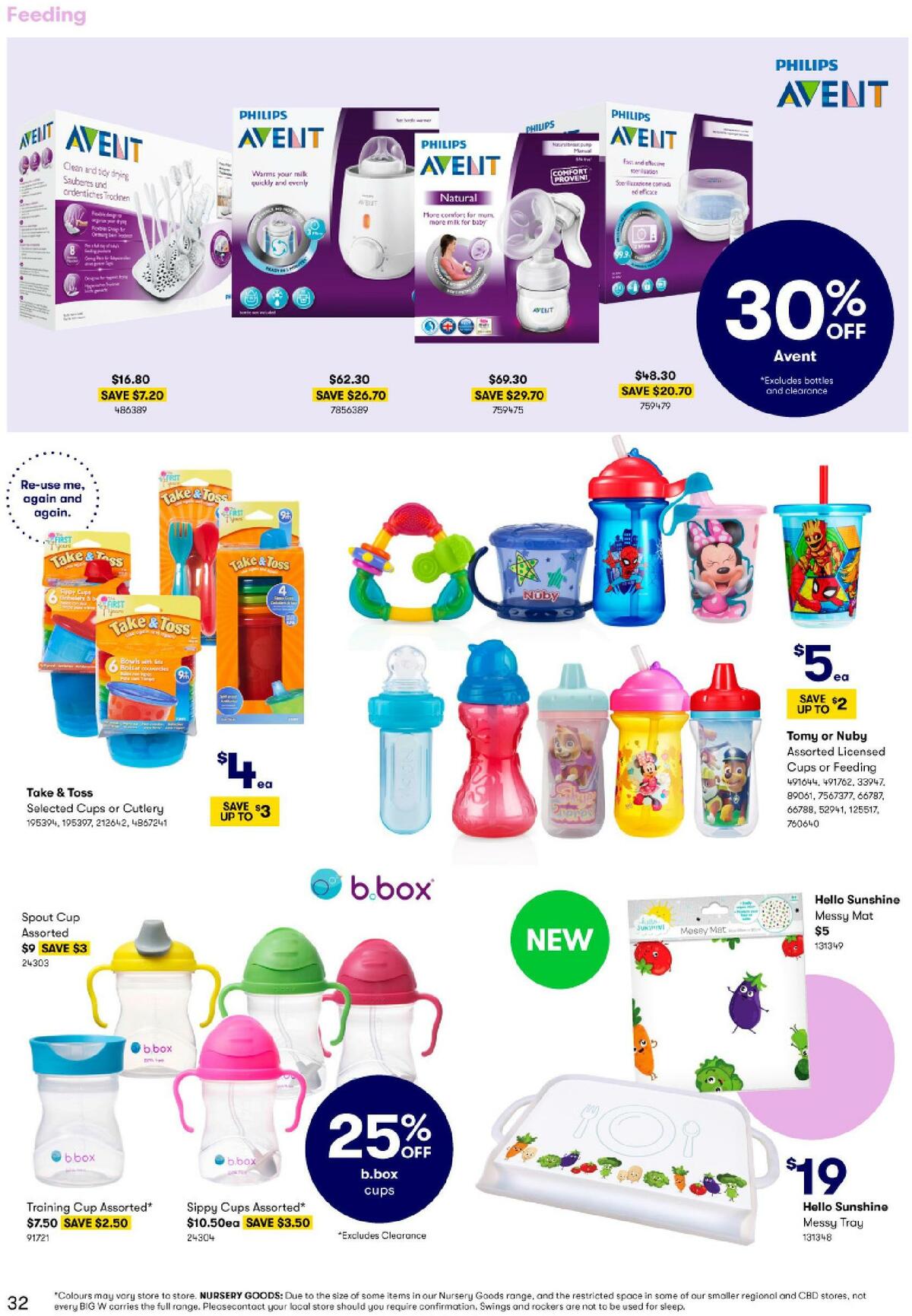 Big W Bub & Me Catalogues from 28 January