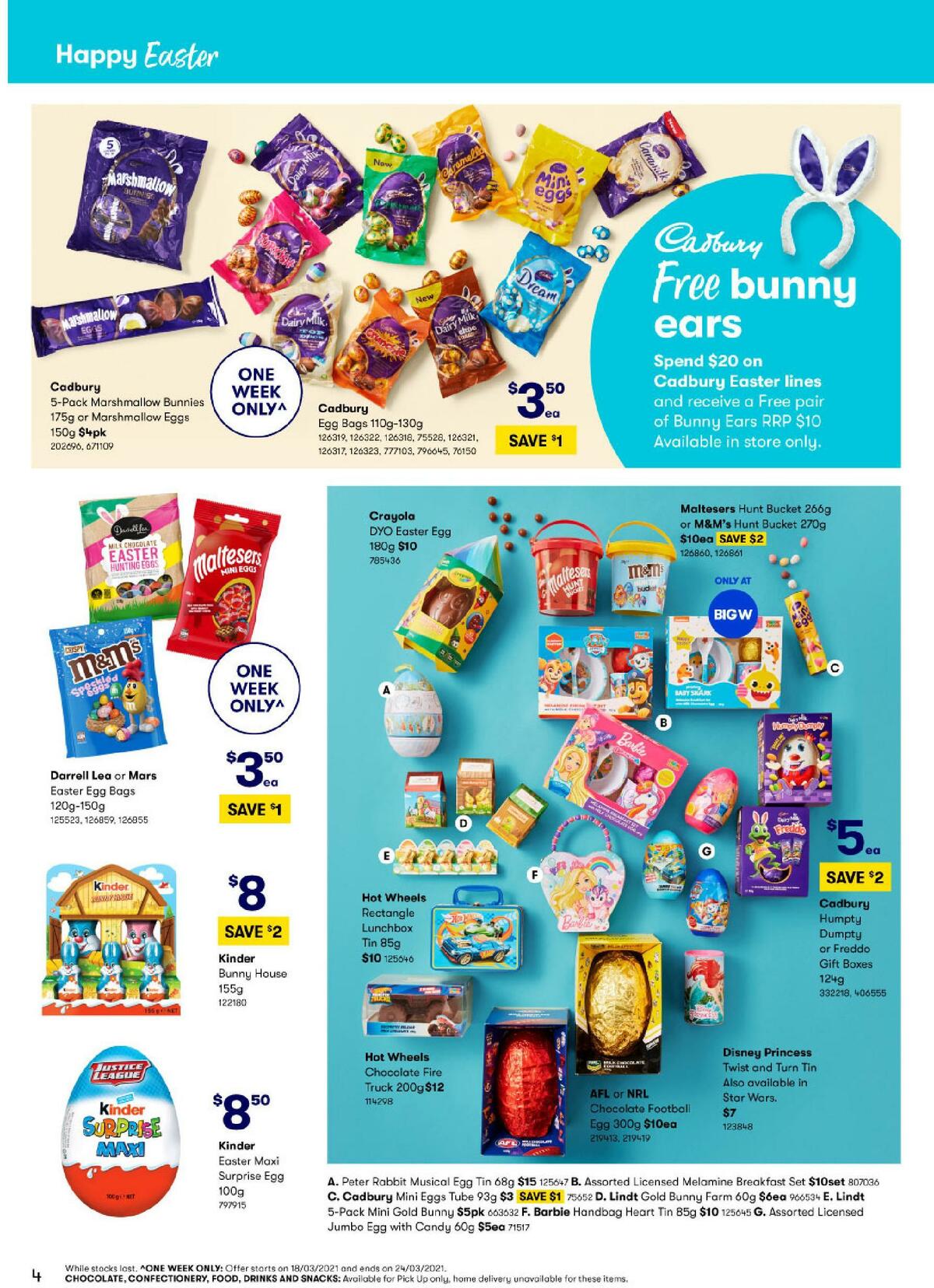 Big W Happy Easter Catalogues from 18 March