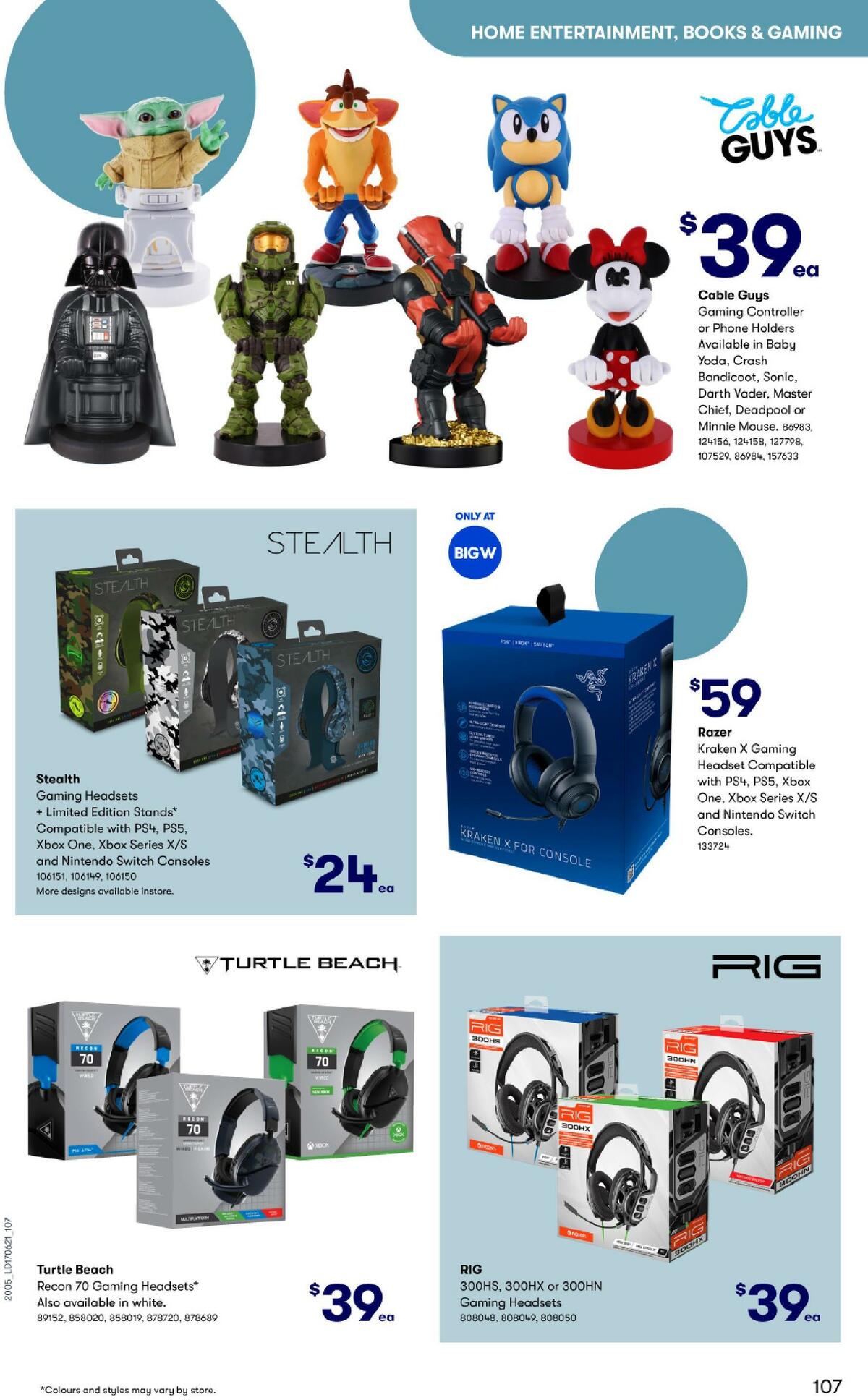 Big W Toy Mania! Catalogues from 15 June