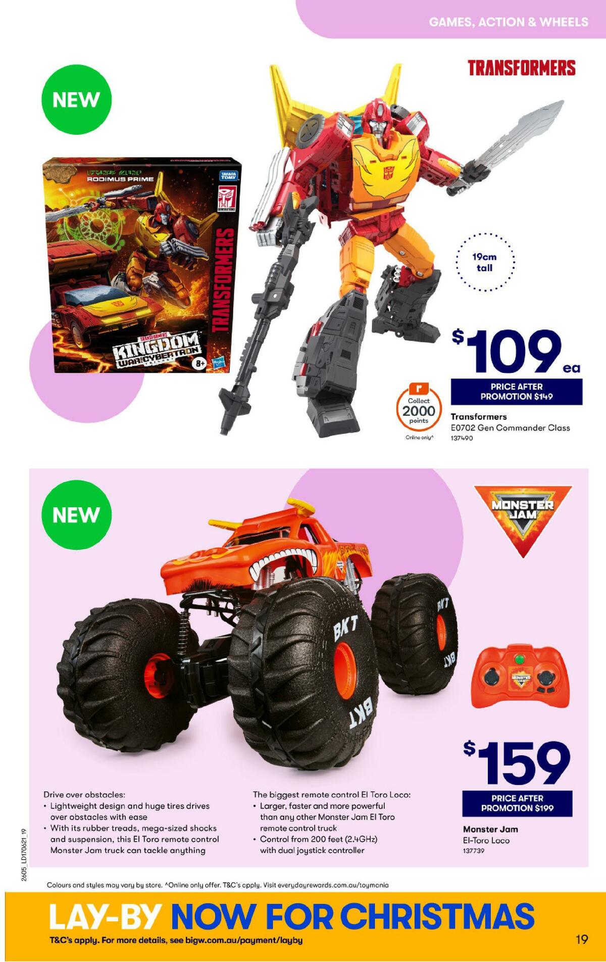 Big W Toy Mania! Catalogues from 15 June