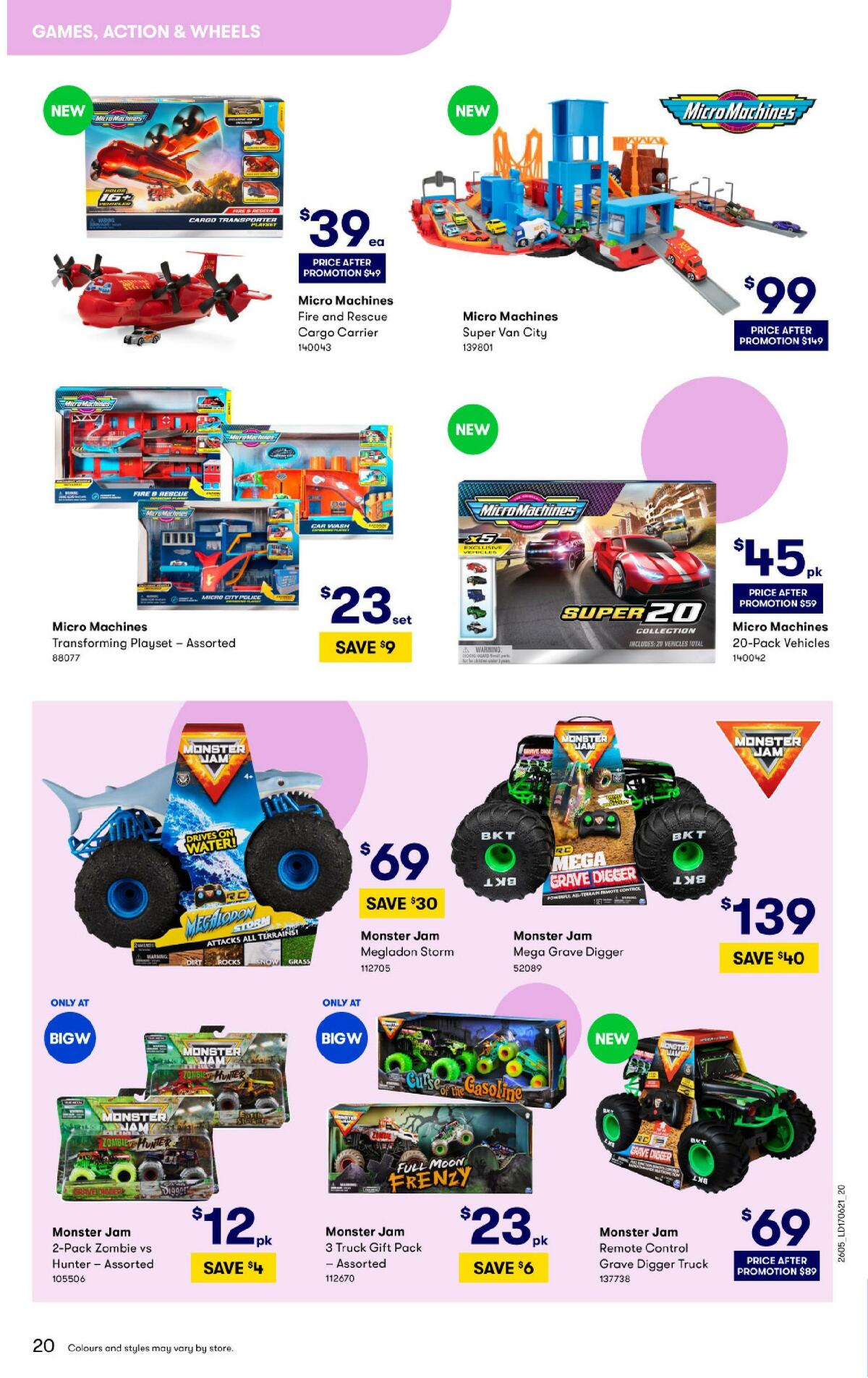 Big W Toy Mania! Catalogues from 15 June