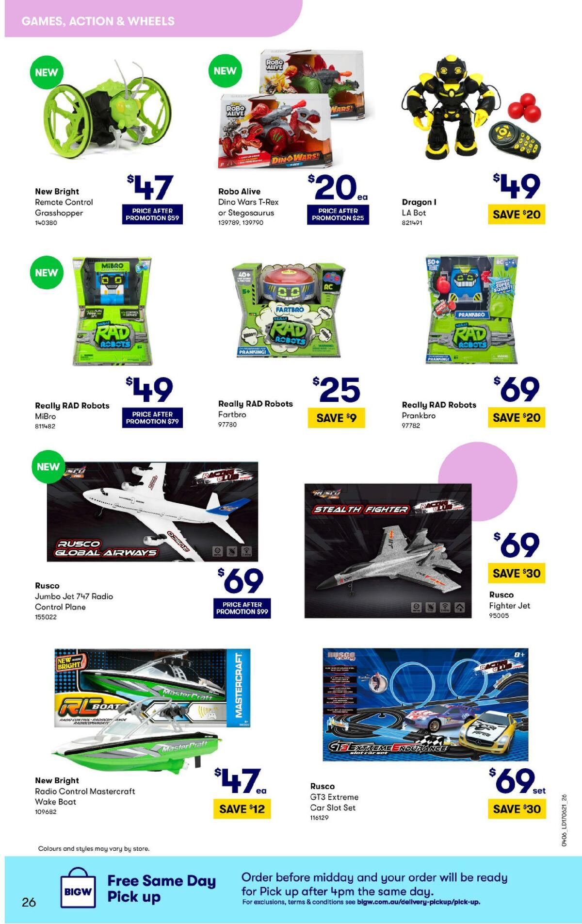 Big W Toy Mania! Catalogues from 15 June