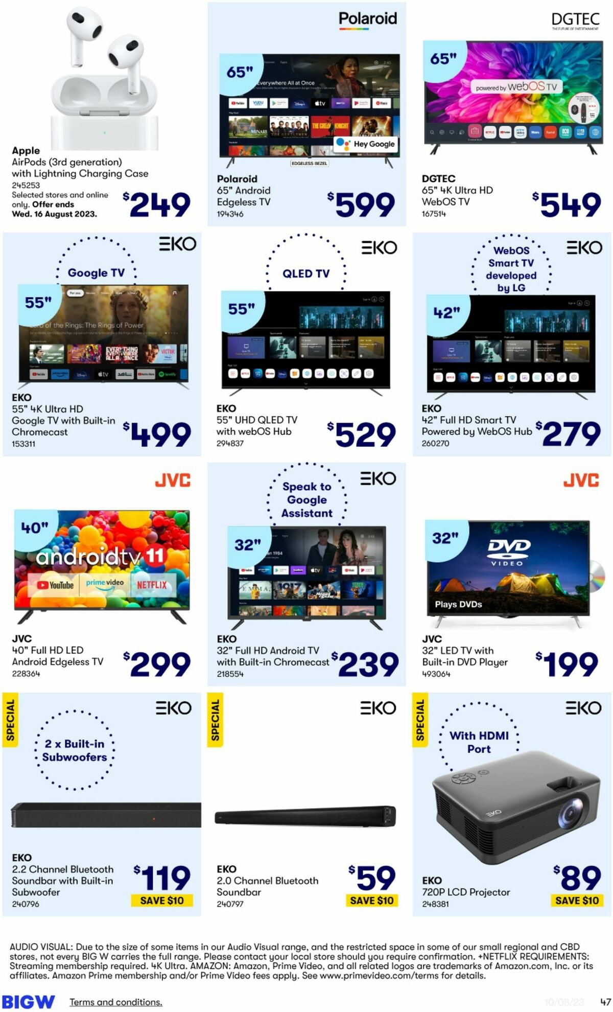 Big W Catalogues from 10 August