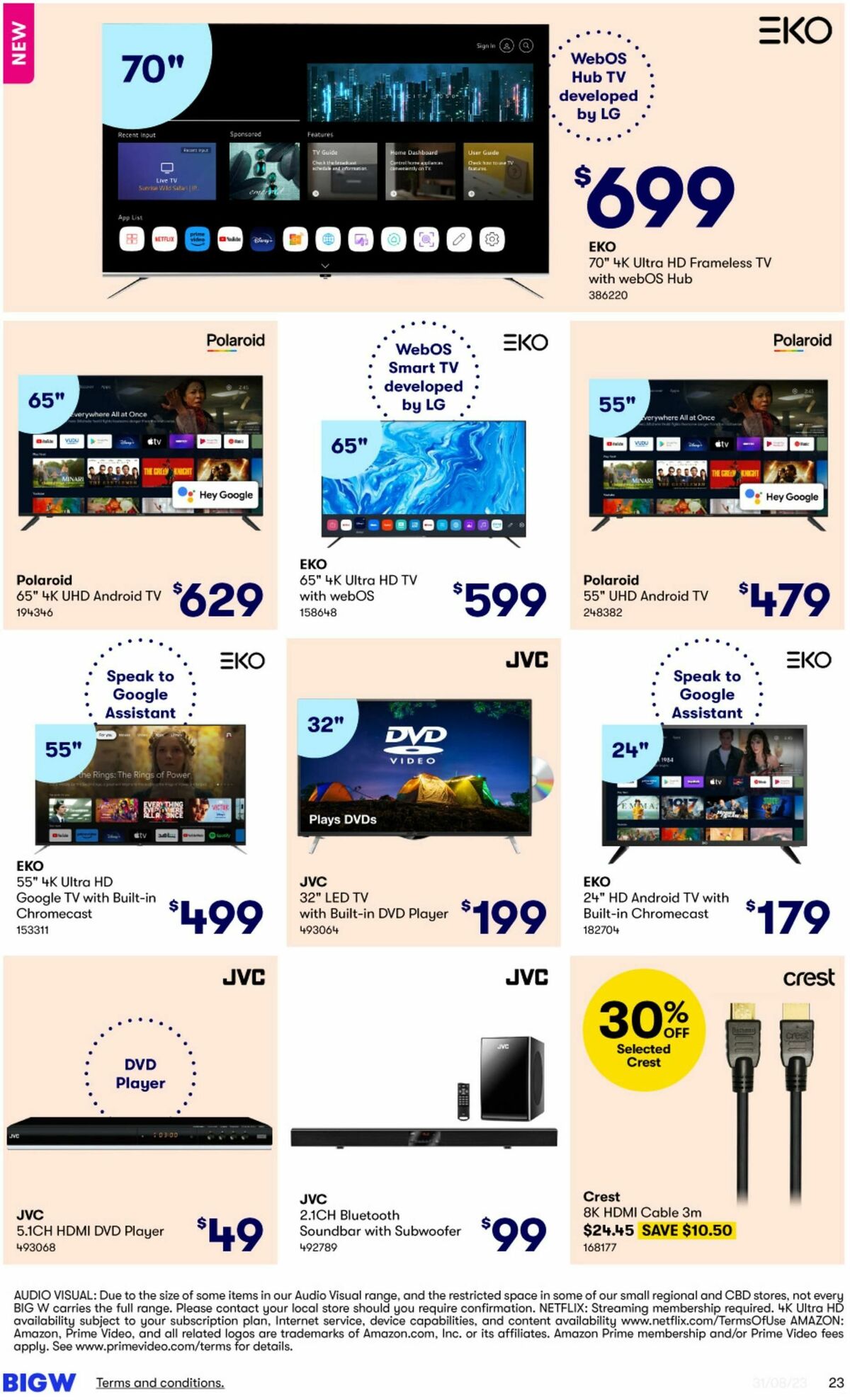 Big W Catalogues from 31 August