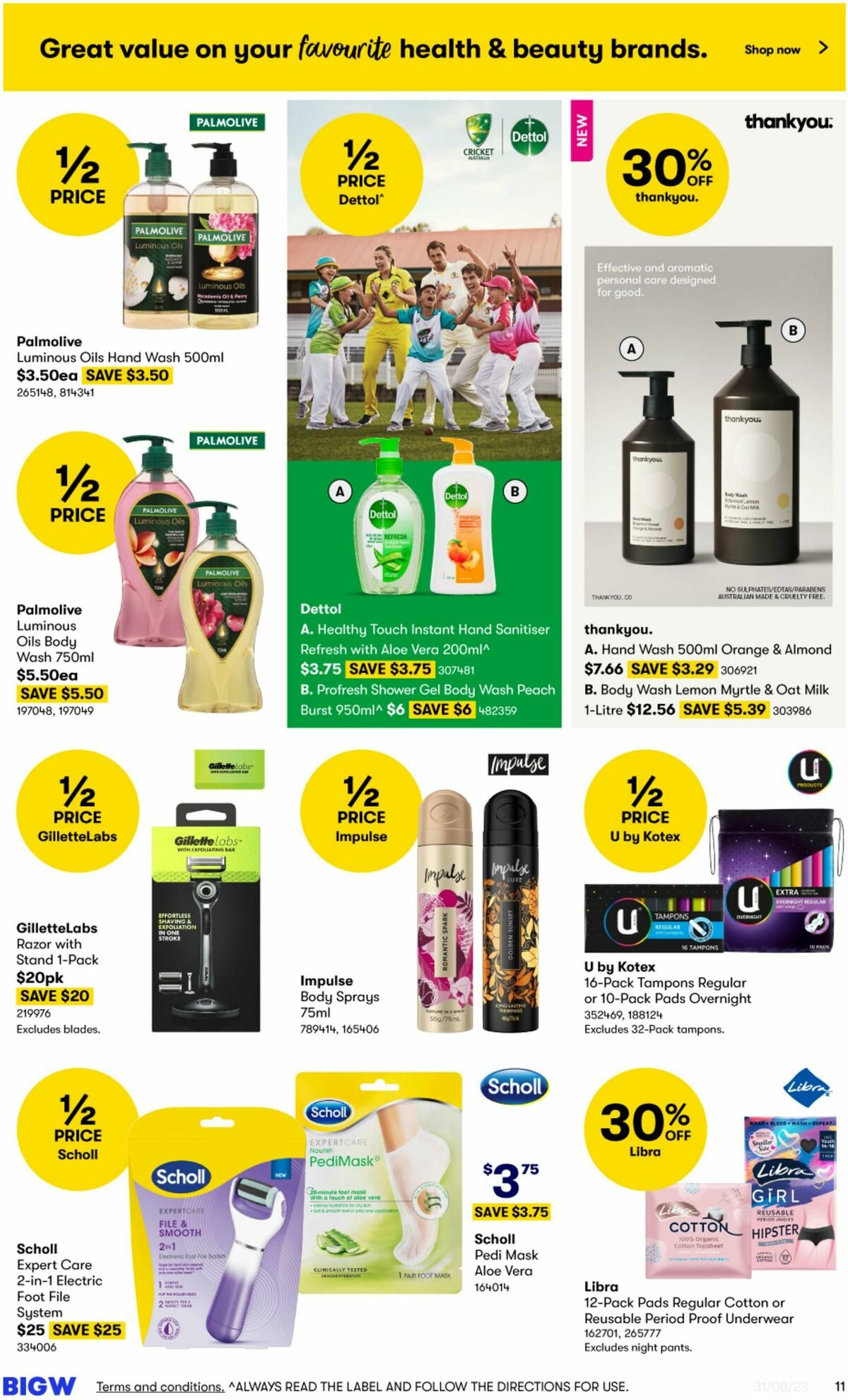 Big W More Beauty for Less Catalogues from 31 August