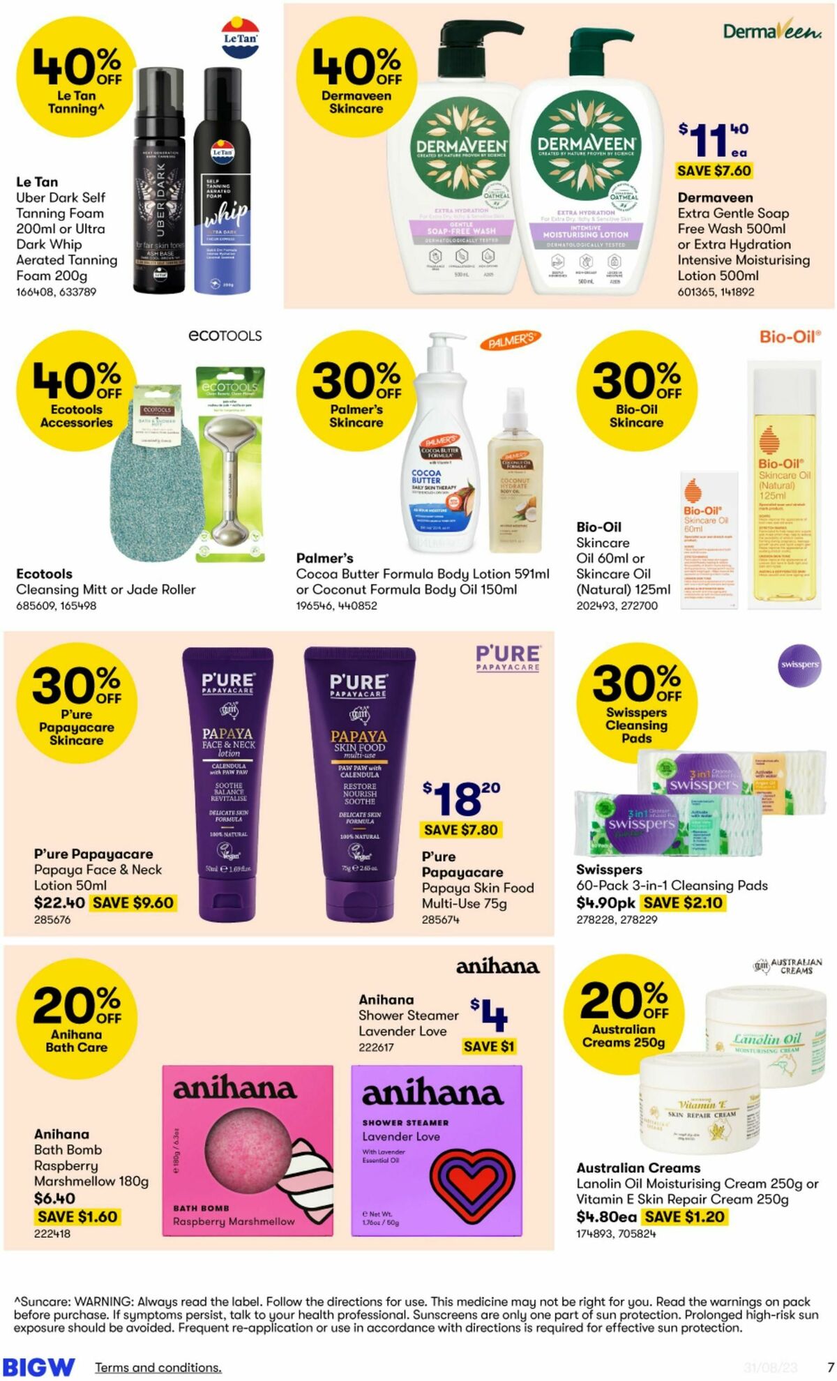 Big W More Beauty for Less Catalogues from 31 August