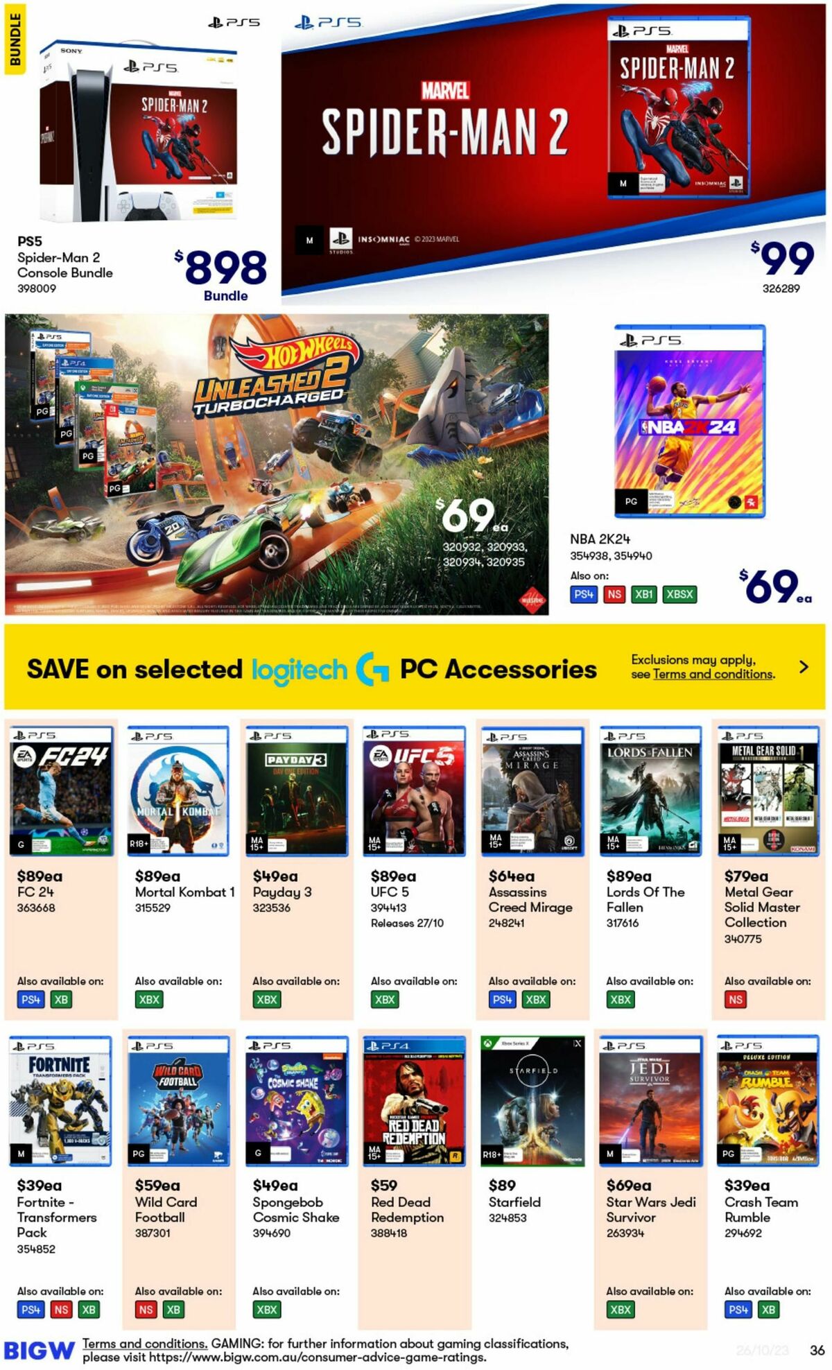 Big W Catalogues from 26 October