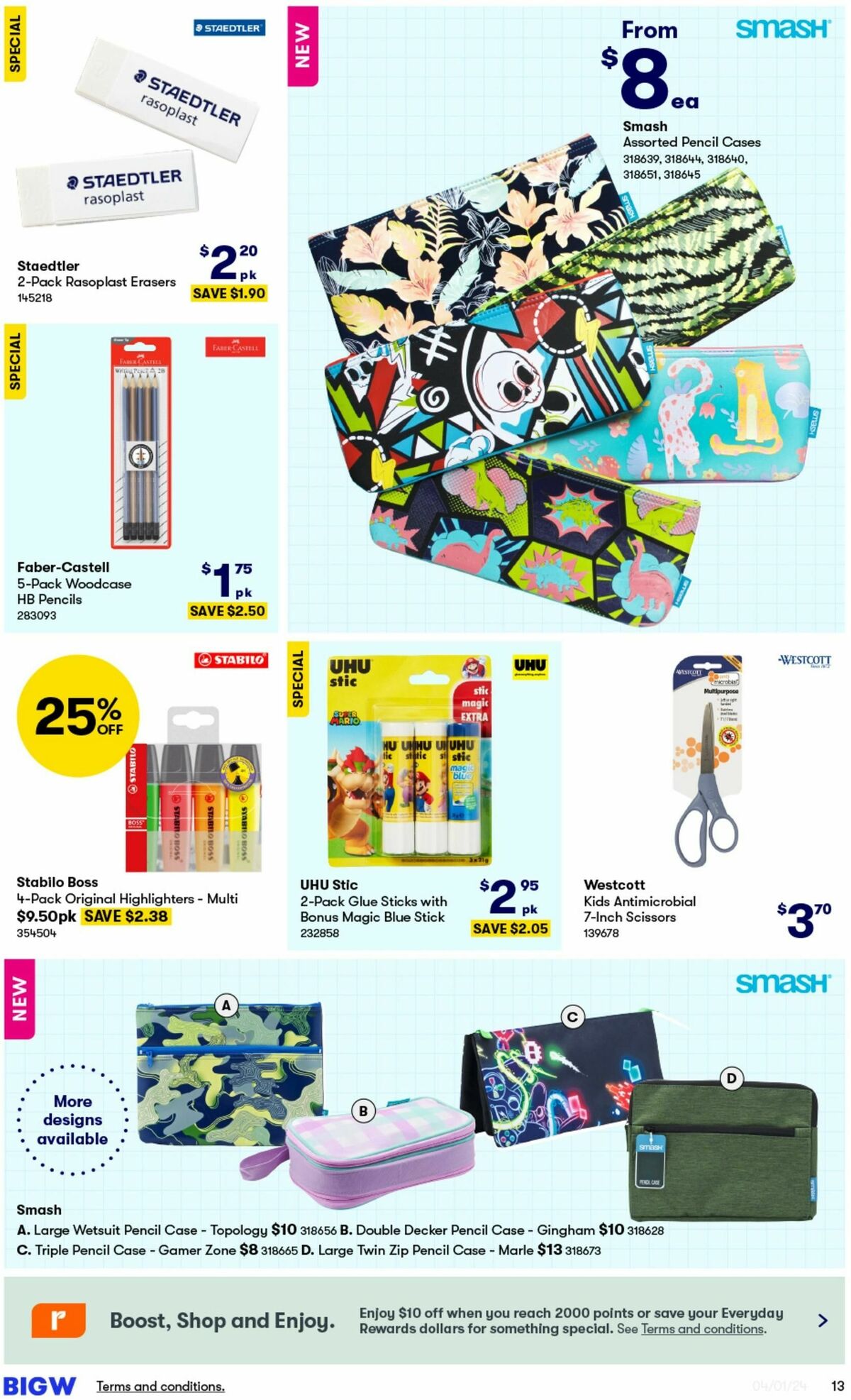 Big W Back to School Catalogues from 4 January