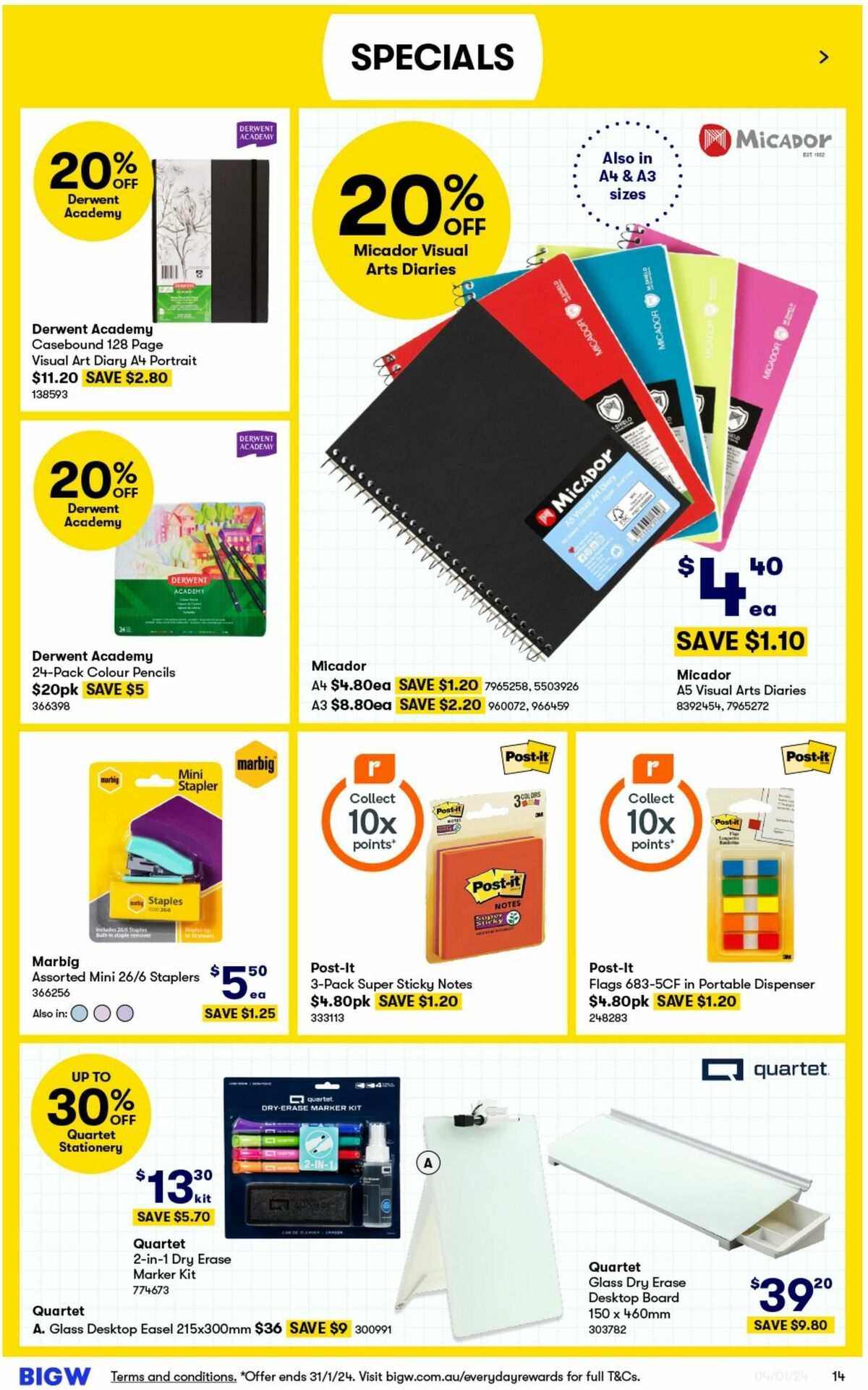 Big W Back to School Catalogues from 4 January