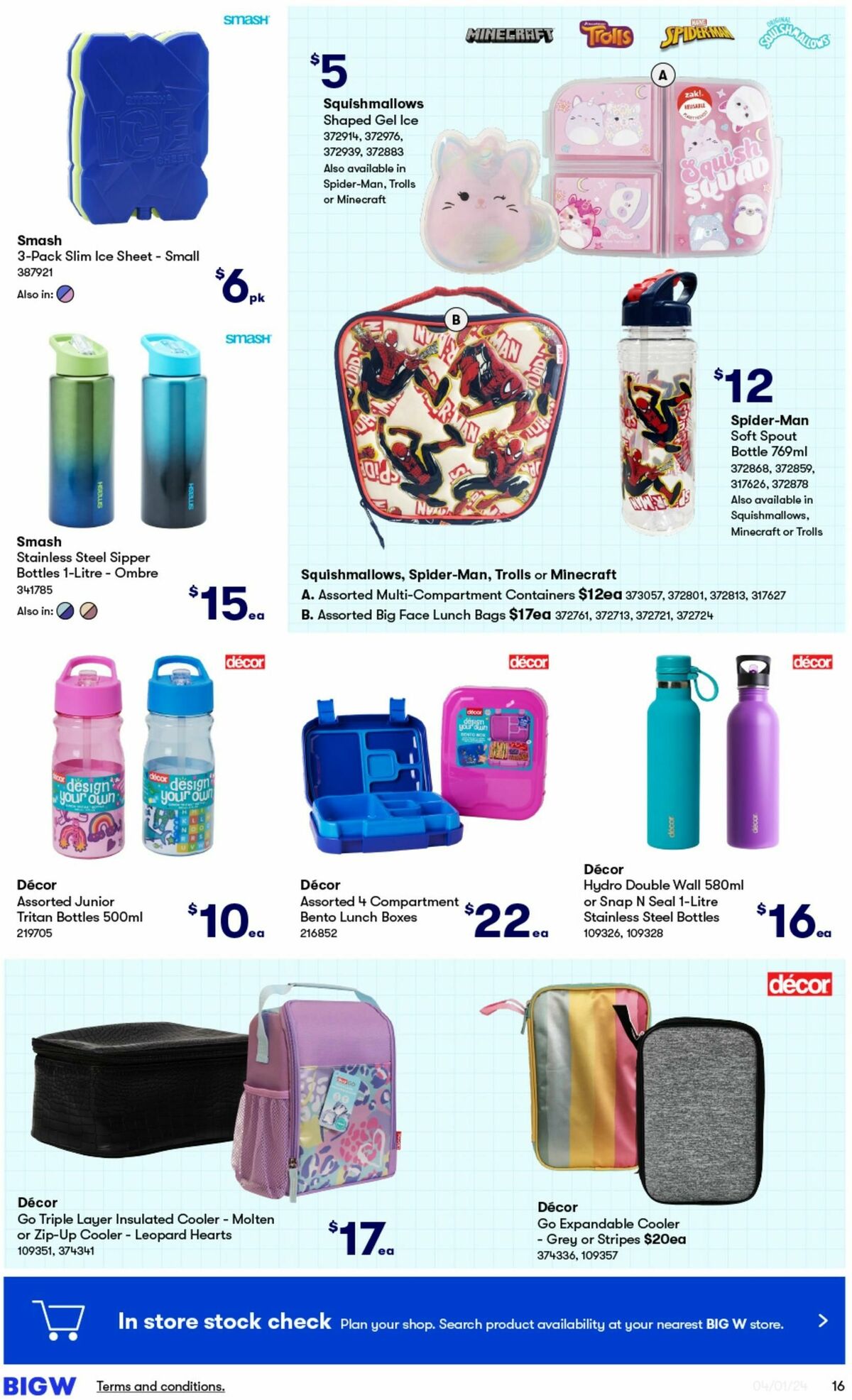 Big W Back to School Catalogues from 4 January