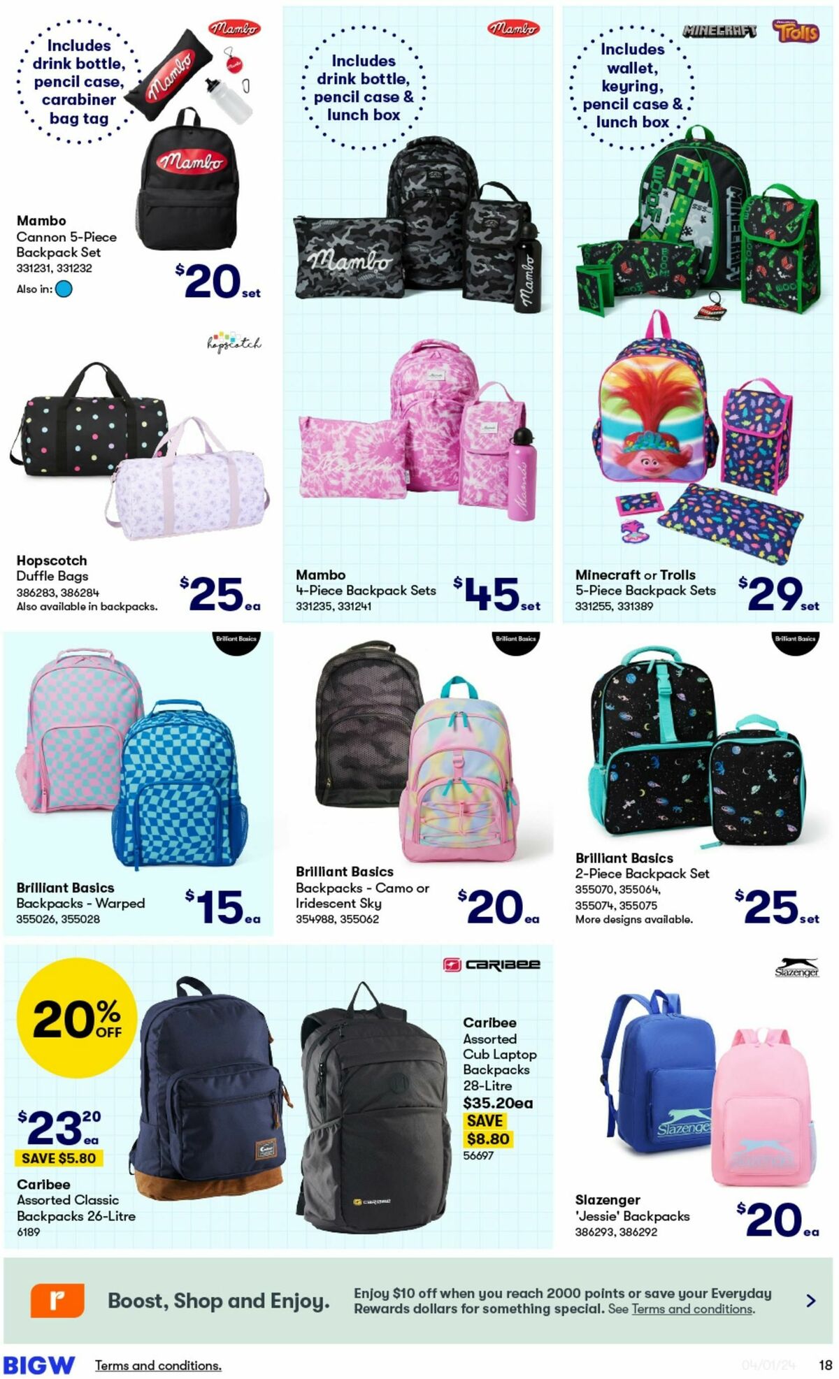 Big W Back to School Catalogues from 4 January