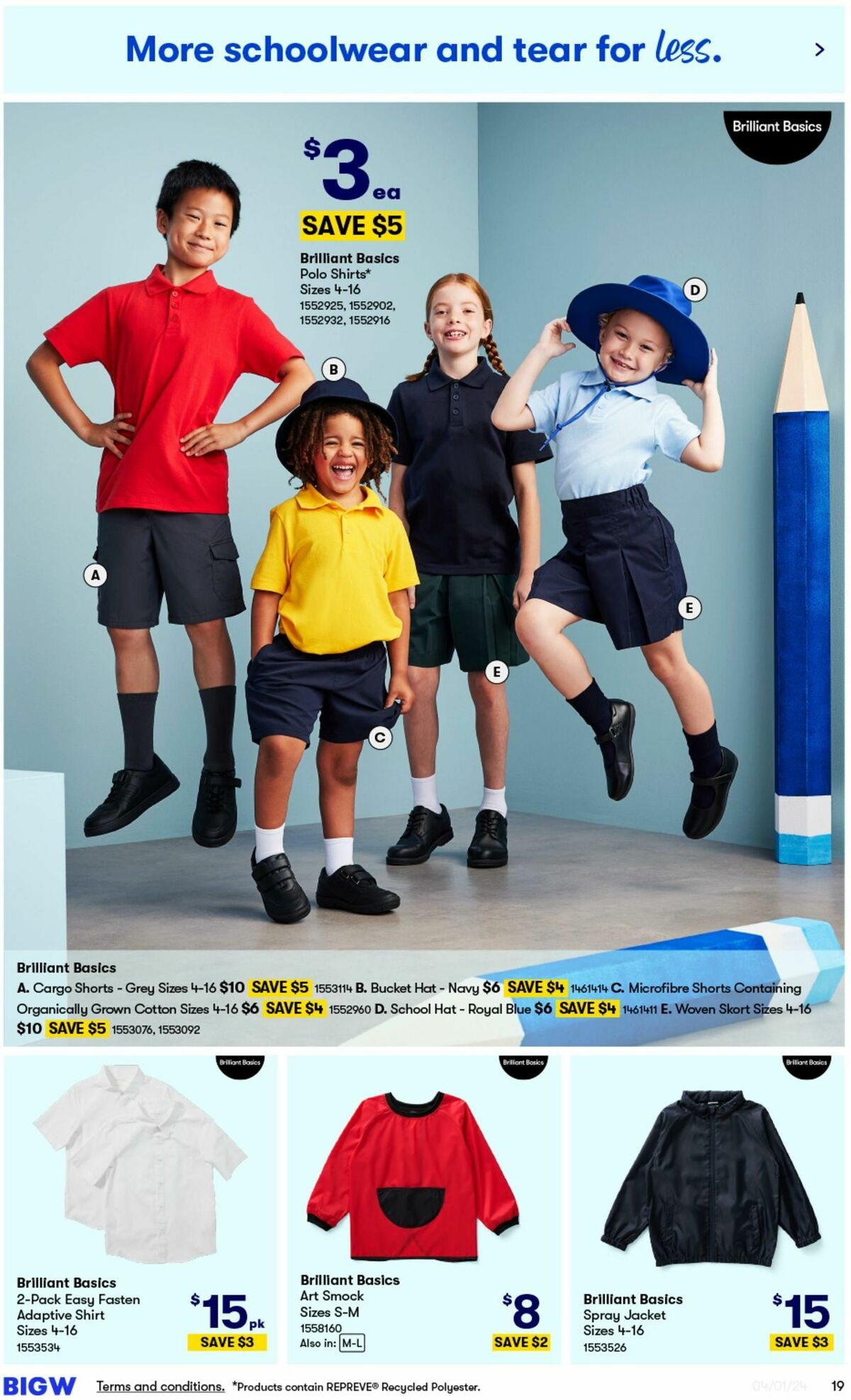 Big W Back to School Catalogues from 4 January