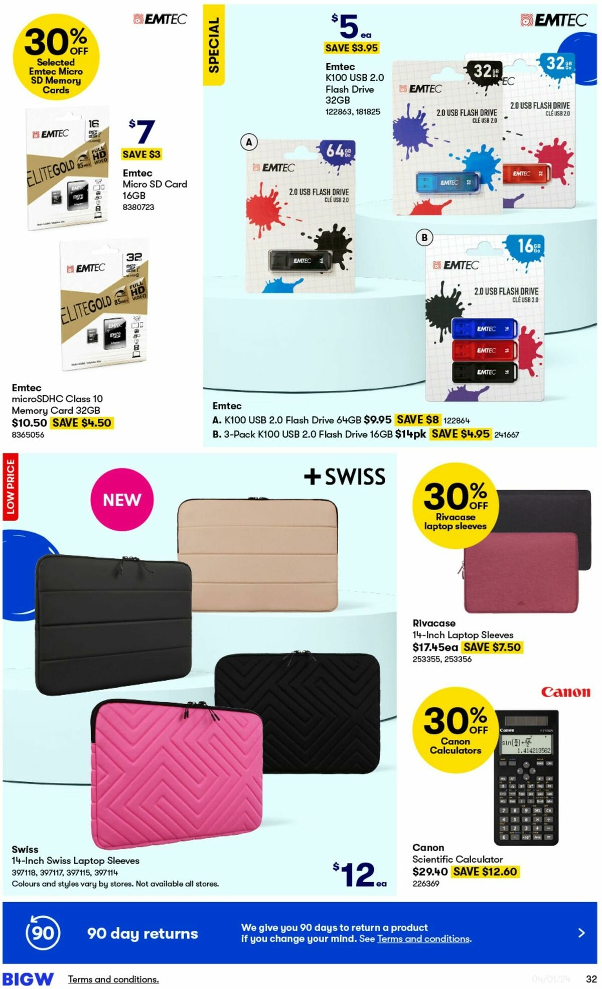 Big W Back to School Catalogues from 4 January