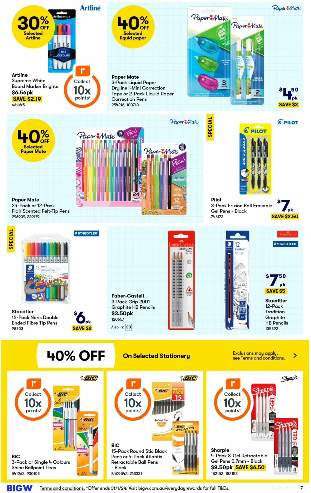 Big W Back to School Catalogues from 4 January