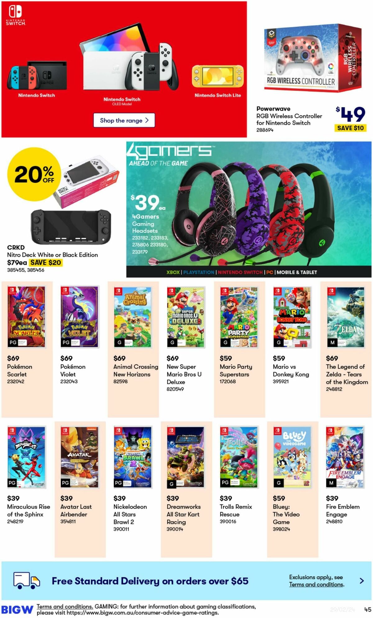 Big W Catalogues from 29 February