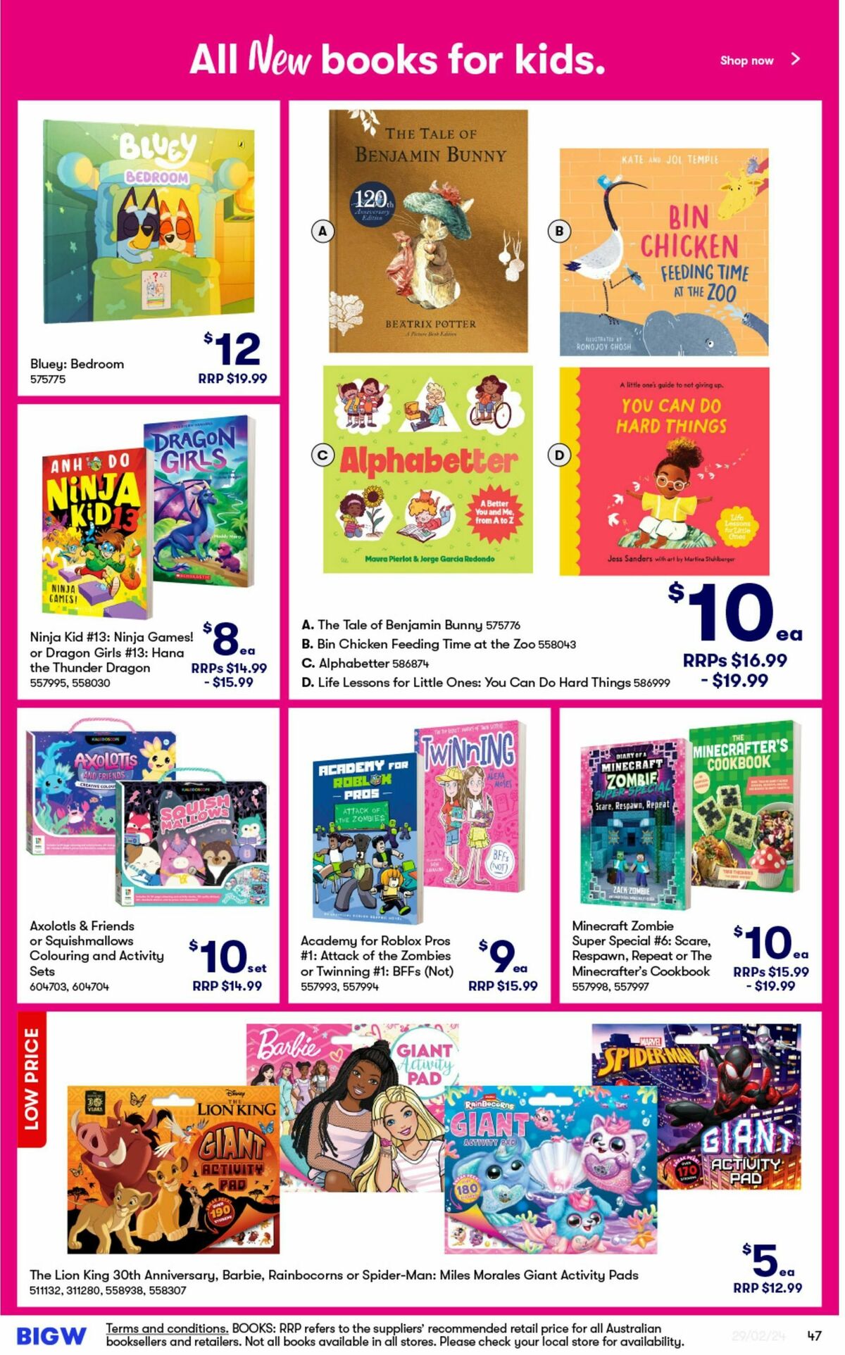 Big W Catalogues from 29 February